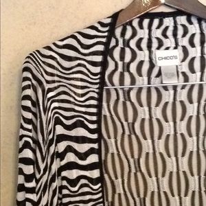 Chico's geometric sweater / Size 1 (size 8 / Med)